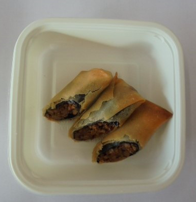 夏バテ防止!!　納豆と豚のスタミナ春巻き